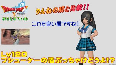 【ドラクエ10】プシューケーの盾ぶっちゃけどうよ！？りんねの盾と比較評価！ダメージカットが素晴らしいぞ！【DQ10】
