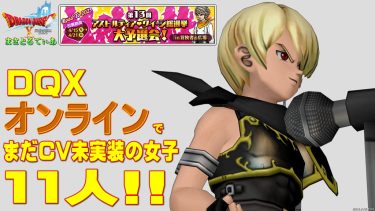 【ドラクエ10】オンライン版でまだCVのついていないアスクイ2025予選出馬女子11人！あなたの1票が彼女たちの運命を左右する【DQ10】
