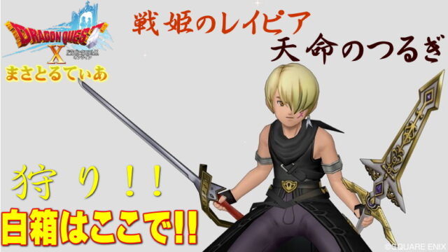 【ドラクエ10】戦姫のレイピア＆天命のつるぎをまとめて白箱はダークナイトで！狩場はここ【DQ10】