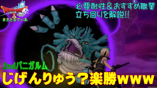 【ドラクエ10】パニガルムじげんりゅうは超楽勝ｗ必要耐性やおすすめ職業＆注意すべき立ち回りを解説最新版【DQ10】